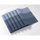 thumbnail image 5 of Zhuge Juego de 6 manteles individuales para mesa de cocina, comedor, de vinilo tejido, lavables, decoración de mesa, aislamiento térmico, resistente a las manchas (azul), 5 of 5