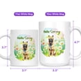 thumbnail image 4 of Belgian Malinois Hello Spring Time Flower Floral Nature Mug Sheepdog Dog Lover Gifts Coffee Tea Cup - 02031, 4 of 4