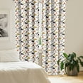 thumbnail image 2 of Ambesonne Mushroom Curtains, Realistic Style Fresh, Pair of 28"x63", Multicolor, 2 of 5