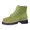 Light Green, variant on HEWUQI Women's Ankle Boots Lace up Suede Vintage Non Slip Platform Combat Boots Round Toe Work Hiking Casual Winter Fall Shoes Green Size 8