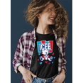 thumbnail image 2 of Polar-Bear ICEE Love - Adorable Cool Heart Graphic Women's T-shirt, 2 of 4