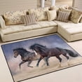 thumbnail image 2 of SKYSONIC Area Rug Pad Horse Running On The Sand Nursery Rugs Floor Mat for Kids Playing Room Living Room Bedroom, 80 x 58 inch, 2 of 6