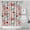 Pioneer Flower Floral-3, variant on Pioneer Flower Floral Print Pattern Shower Curtain 84"x72", Bathroom Decorative Shower Curtain Set with 12 Hooks, Waterproof Washable