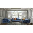 thumbnail image 5 of AE-D832 Royal Blue Color with Soft Velvet Fabric Loveseat, 5 of 6