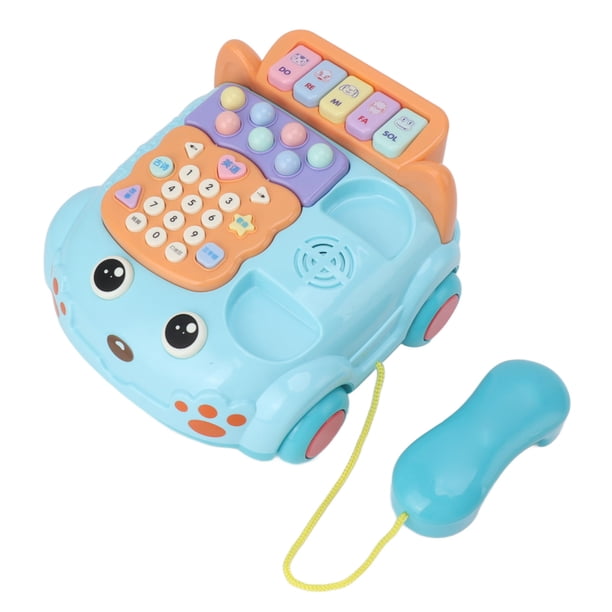 Teléfono Educativo Para Bebés Juguete Música Interactiva Inglés Chino Chino Bilingüe Niños De Juguete Finge Teléfono Para Niños Material ABS