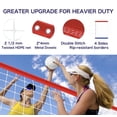 thumbnail image 4 of Red de voleibol CVT de 9,7 m x 0,9 m resistente al desgarro para exteriores, 4 of 7