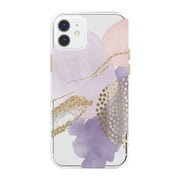 onn. Lilac Abstract Art Phone Case for iPhone 12, iPhone 12 Pro