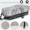 thumbnail image 3 of Pyle PCV441 Armor Shield Universal Waterproof Pontoon Boat Cover, 3 of 7