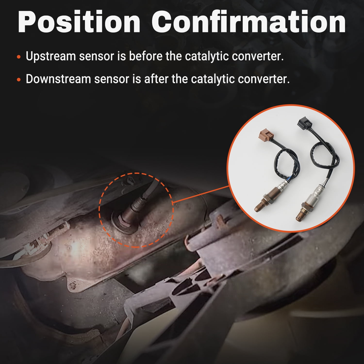 Set of 2 Oxygen Sensor Upstream Downstream O2 Sensor Compatible with 2013-2017 Nissan Altima 2.5L L4 Replace 234-9133, 234-4905, 2349133, 2344905, 22693-3TA0A, 226A0-1HC0A, 226A0-3TA0B