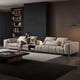 thumbnail image 5 of Italian Designer Light Luxury Genuine Leather Corner Combination New Arrival Minimalist Large Villa High-end Custom Sofa Set My Lux Decor Round, 5 of 12
