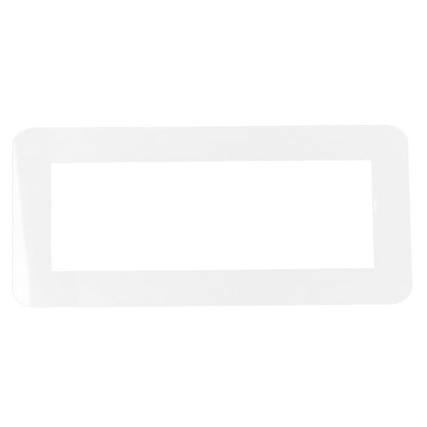 Cubierta de placa de interruptor autoadhesiva de acrílico transparente para pared, protector de interruptor de luz de 3 tomas para cocina y baño