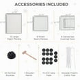 thumbnail image 7 of PawHut Pet Playpen Small Animal Cage Transparent Customizable Fence with Door for Hamster, Guinea Pigs, Chinchilla, 14 x 18 in, 7 of 7