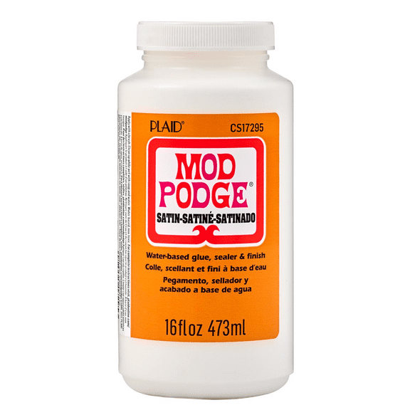 Mod Podge Waterbase Sealer, Glue, and Finish, Satin, 16 fl oz