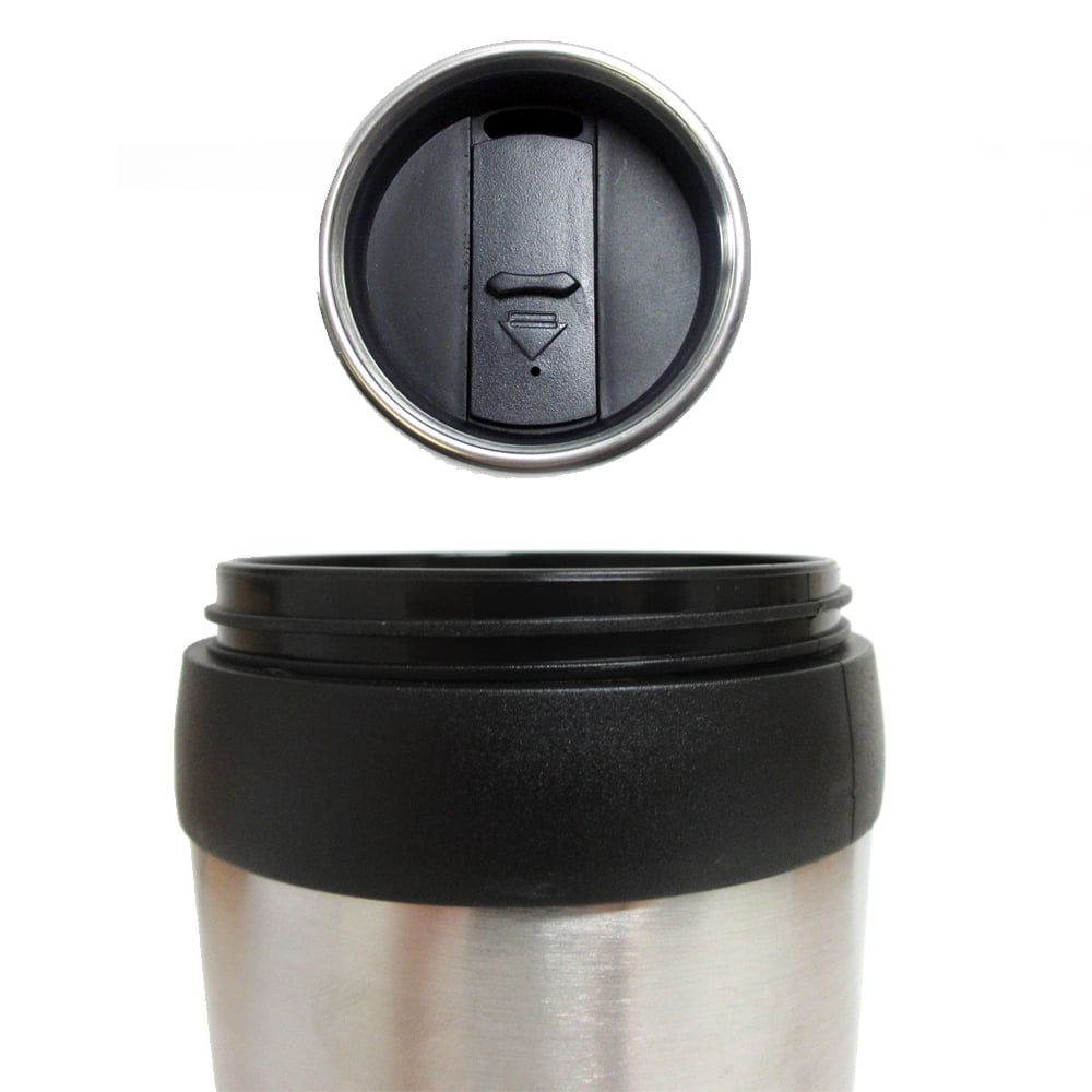 16oz Cup Insulated Coffee Travel Mug Stainless Steel Double Wall Thermos Tumbler 
