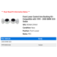 thumbnail image 2 of Front Lower Control Arm Bushing Kit - Compatible with 1999 - 2000 BMW 323i Sedan, 2 of 2