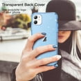 thumbnail image 6 of JETech Glitter Case for iPhone 11, 6.1-Inch, Bling Sparkle Shockproof Phone Bumper Cover, Cute Sparkly for Women and Girls (Blue), 6 of 7