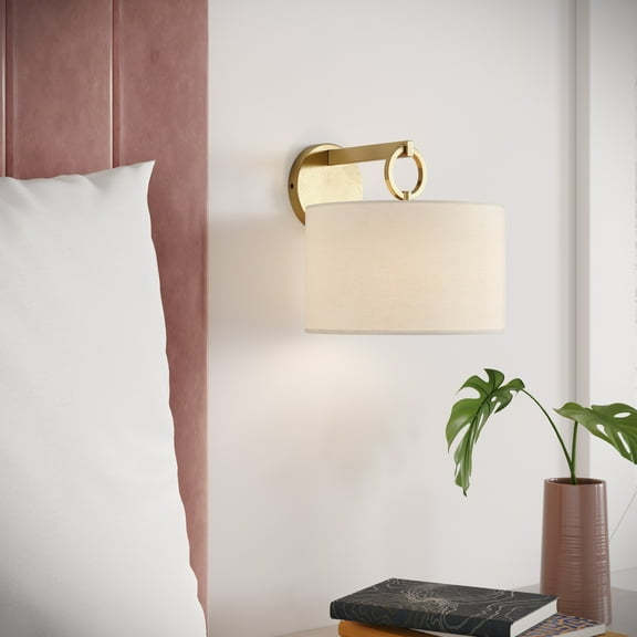 Millennium Lighting Braxstan 1 Light Wall Sconce - 9.625 Inch Vintage Brass