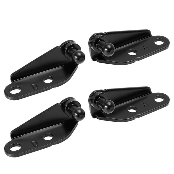 2 Pair 10mm Car Vehicle Ball Studs Mounting Brackets for Gas Struts Shocks