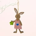 thumbnail image 4 of Easter Day Rabbit Pendant Hanging Hole with String Long Ears Cartoon Rabbit Smooth Edge Home Decoration No Thorns Multi Styles Bunny Decoration Easter Day Gift, 4 of 8