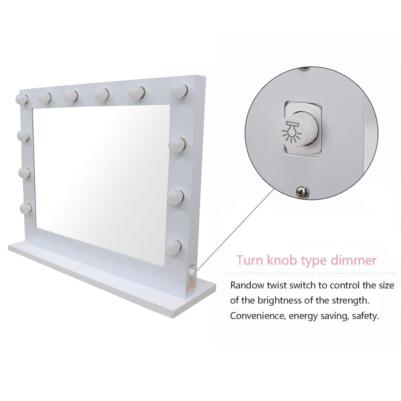 Chende White Hollywood Lighted Makeup Vanity Mirror Light Chende White Hollywood Lighted Makeup Vanity Mirror Light Dressing Table Set Mirrors With Dimmer Tabletop Or Wall Mounted