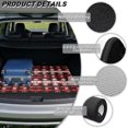 thumbnail image 6 of Yspwyqan Universal Car Trunk Mat 29" x 39", Festive Vehicle Interior Accessory, Red Plaid Snowflake Easy to Clean Trunk, Portable Fit for Most Sedan SUV Wagon Holiday Use, 6 of 7