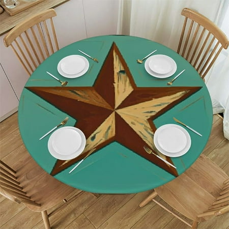 

Tllo0ord Fitted Table Round Cover Elastic Edged Tablecloth Modern Teal Marble Circle Tables Cover Waterproof Wipeable Tabletop Protector Cloth for Dinner Party Abstract Turquoise Ink Art 38-42