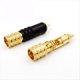 thumbnail image 5 of 4 Piezas WBT-0150 Adaptador de Enchufe Conector de Alta Fidelidad Conector Terminal de Enchufe de Audio Cobre Chapado en con Bloqueo de Tornillo, 5 of 5