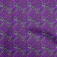 thumbnail image 1 of oneOone Viscose Chiffon Purple Fabric Abstract Sewing Material Print Fabric By The Yard 42 Inch Wide, 1 of 4