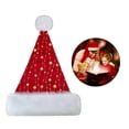 thumbnail image 3 of YUUZONE Christmas Santa Hat with White Brim for Christmas Festival Party New Year Headwear Santa Costume Accessory Gift, 3 of 21