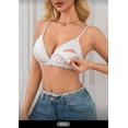 thumbnail image 5 of Maternity solid color lace trim nursing bra, 5 of 5