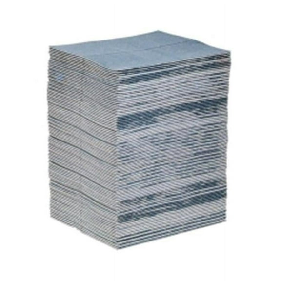 BLU101 15 x 19 in. PIG Absorbent Mat Pad, Blue - Pack of 100