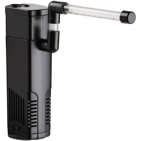 Aquarium Internal Filter, Submersible Power Filter with Multiple Function for Fish Tanks 2 to 5 Gallon, 40 GPH, 3.5W