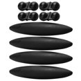 thumbnail image 2 of 4 Uds 20g negro EVA buena estructura de agujero de burbuja elástica suave pesca de bagre aparejos flotantes accesorio con cuentas de sonido flotador de bagre, 2 of 8