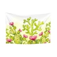 thumbnail image 1 of ZICANCN Funny Tapestry for Bedroom Aesthetic,Cute Green Cactus Doodle Pattern Wall Tapestry for Living Room 60x40 Inches, 1 of 8