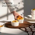 thumbnail image 2 of Aovky Ramekins 8 Oz Oven Safe, Creme Brulee Ramekins Set of 6 for Broiler, Microwave, Pudding Custard Cups Ceramic Baking Bowls Souffle Dishes for Dessert, Ice Cream, Snack, White, 2 of 6