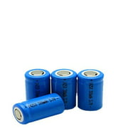 ICR 14250 1/2AA Li-ion rechargeable Battery 3.7V 300mAh 4 PCS