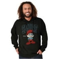 thumbnail image 5 of Papa Smurf Vintage Varsity Cartoon Unisex Plus Size Hoodie Brisco Brands 2X, 5 of 6