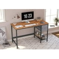 thumbnail image 2 of Cubicubi Computer Desk 40" Office Desk with Drawer, Rustic Brown Finish, 2 of 7