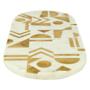 GAURI KOHLI Tuscany Marble Cheese Board (15"x6.75")