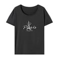 thumbnail image 1 of Camiseta de mujer Camisa elegante con cuello redondo para uso diario en la oficina, vacaciones SG, 1 of 7