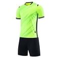thumbnail image 2 of OGLCCG Kids Boys Soccer Jersey Set Sports Team Training Uniforms Mesh Quick Dry Athletic Tops and Shorts Sets Football Tracksuits 3-15 Years, 2 of 4