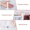 thumbnail image 7 of Costume Dance Garment Bag with 3 Clear Zipper Pockets for Suits Dress Cover, Travel Storage & Competitions, Set of 2, 7 of 7