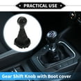 thumbnail image 2 of Pomo de Cambio con Funda para Mini Cooper F55 F56 Plástico Negro 5 Velocidades Manual Pomo de Cambio, 2 of 6