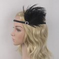 thumbnail image 2 of 1920 Vintage Gran Del Rhinestone De De La Negro Yinane Gran Gatsby, 2 of 5