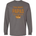 thumbnail image 3 of Inktastic Best Papas Make Pancakes Long Sleeve T-Shirt, 3 of 5