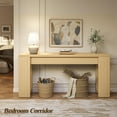 thumbnail image 6 of 71" Extra Long Console Table, Wood Farmhouse Entryway Table, Plank and Beam Console Tables for Living Room, Entry, Entrance, Behind Couch, Hallway, Foyer, Narrow Sofa Tables for Front Door, 6 of 8