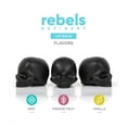 thumbnail image 2 of Bálsamo Labial Rebels Refinery Negro Forma de Calavera con Vitamina E y Aceites de Coco y Almendra -, 2 of 8