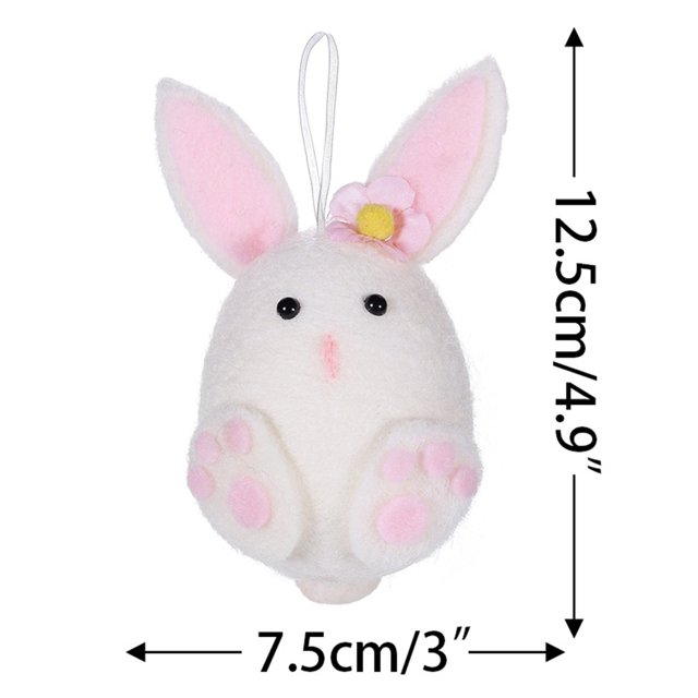 Birdeem St Patricks Day Decorations Valentines Day Ornaments for Tree Saint Patricks Day Decorations Charm St Patricks Day Tree Decorations Simulated Chicken Home Pendant Wool Rabbit Decoration