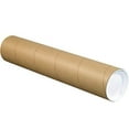 thumbnail image 1 of Tape Logic TLP4020K Tubes d'Expédition avec Bouchons, 4 Pouces x 20 Pouces, Kraft (Lot de 15), 1 of 4
