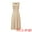 Beige, variant on DARING DIVA Women's Sleeveless V Neck Elegant A Line Midi Dresses M Beige